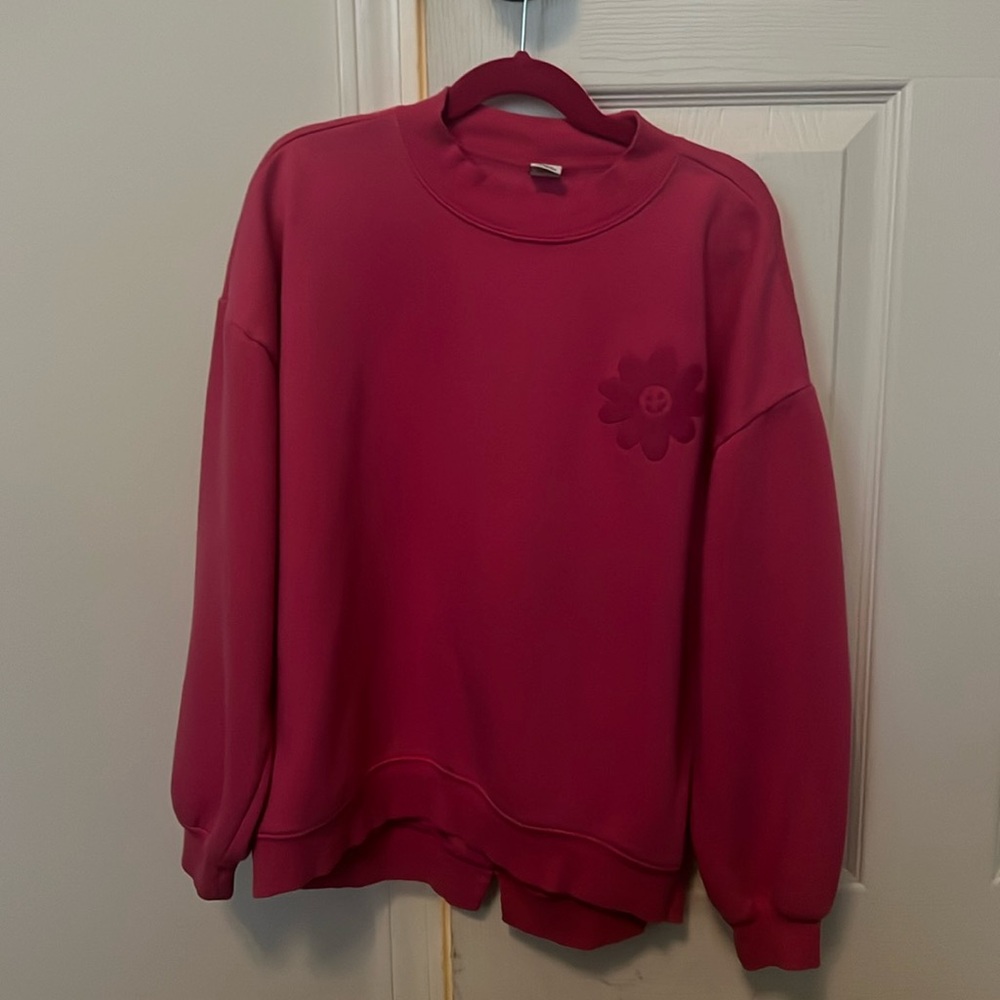 GIRLS SMILEY FACE SWEATSHIRT